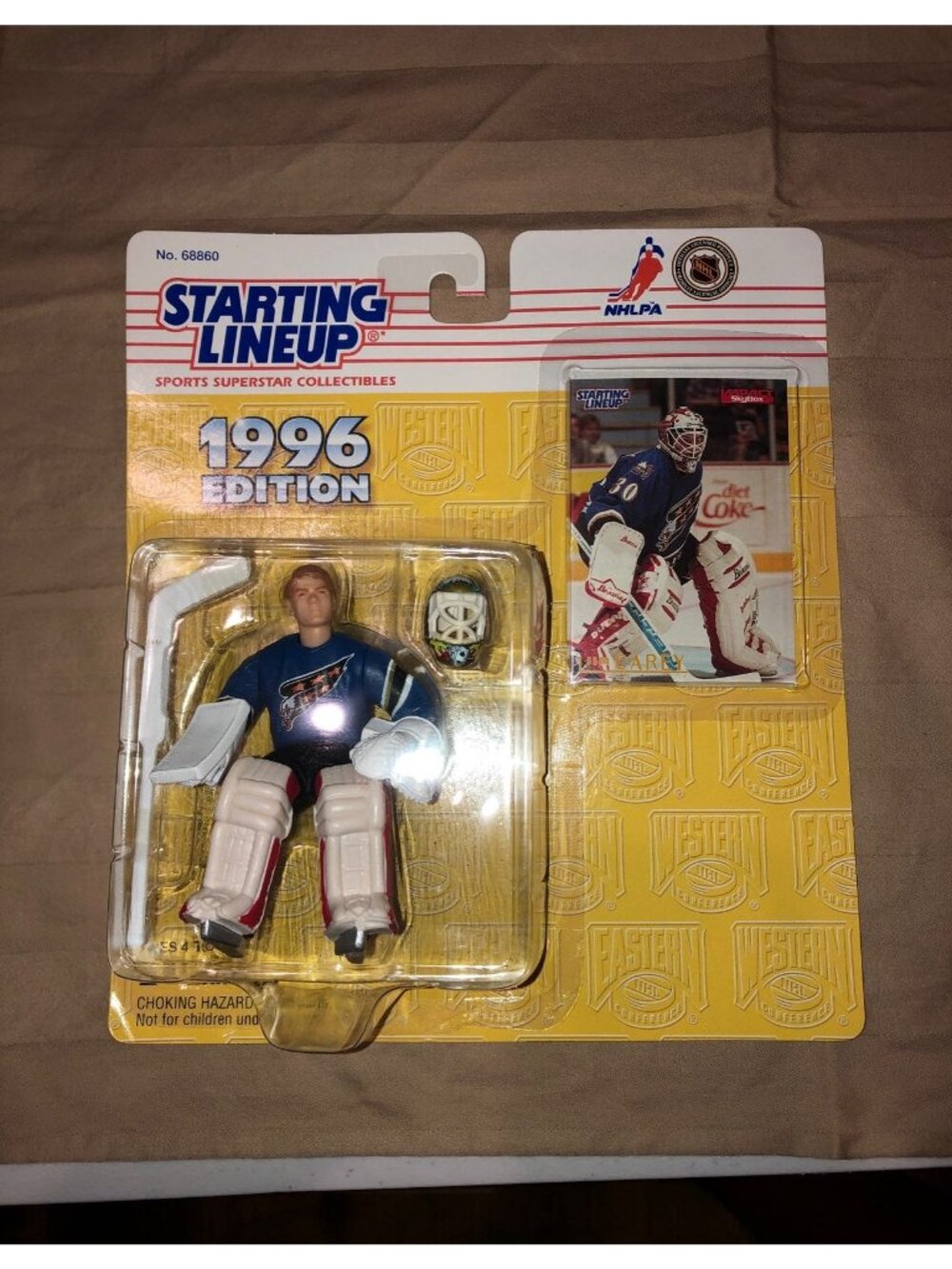 Starting Lineup 1996 Edition NHL J. Carey Figure & Trading Card